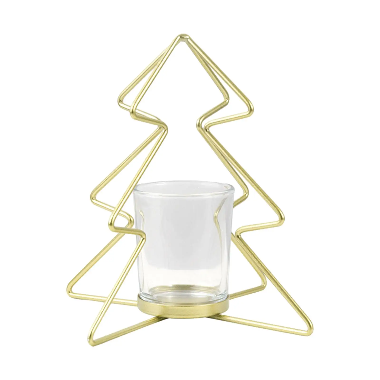 Xmas Tea Light Candle Holders Candle Stand Christmas Candlestick for Thanksgiving Dining Room Wedding Party Holiday Table