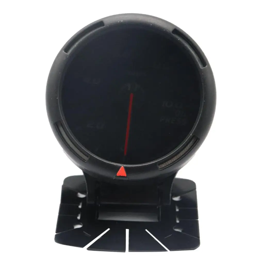 Oil Pressure Gauge 0-10bar with Sensor Smoke Lens Oil Press Gauge