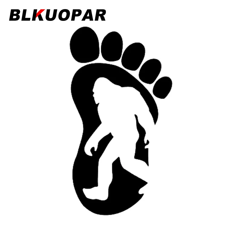 yeti footprint clipart black