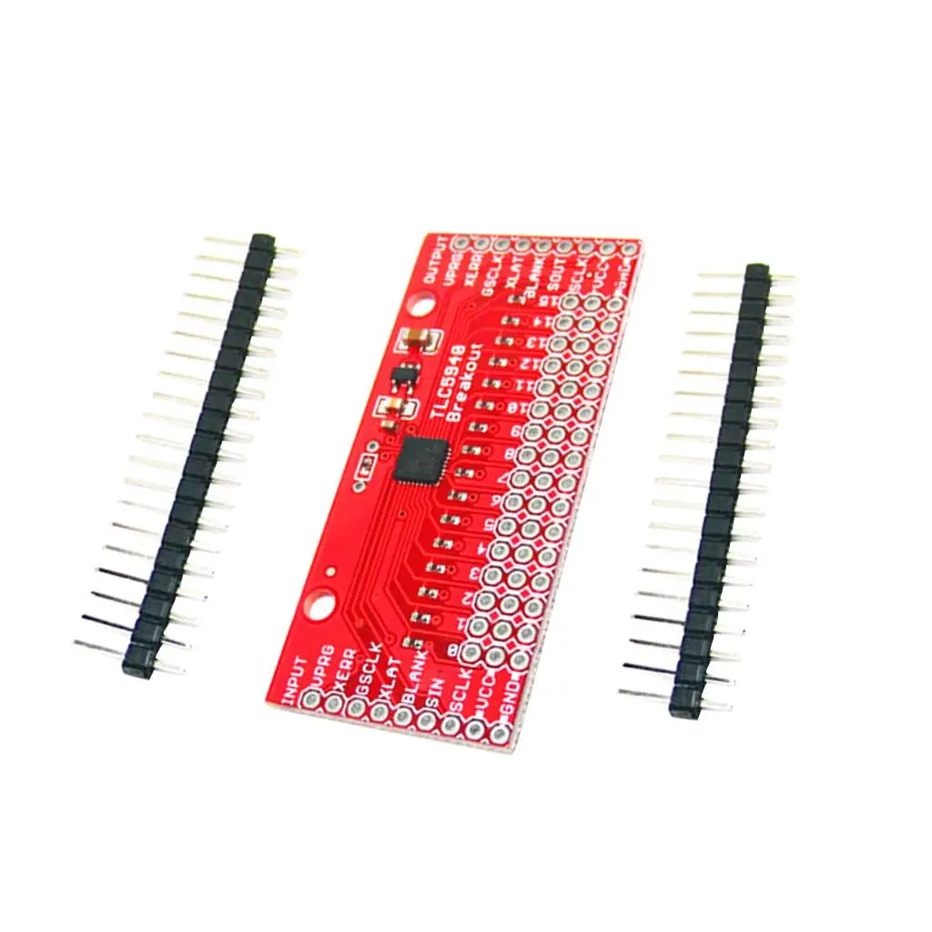 16 Channel PWM Control LED Driver Breakout with 12 Bit Serial Interface