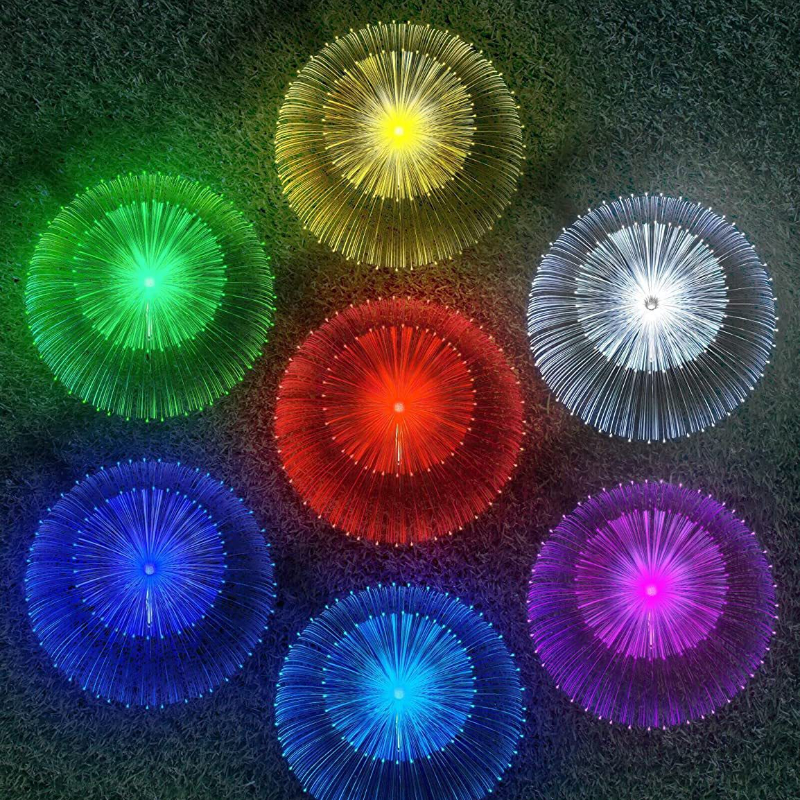 Changing Jellyfish Garden Decor Solar Lawn Lights Para Yard Pathway Solar Lamp