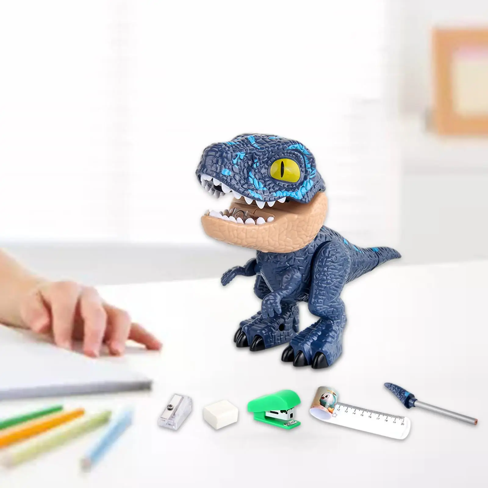 DIY Disassembly Dinosaur Toys Stationery Stapler Pencil Toys for Children