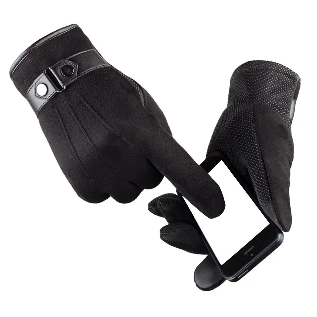 2Pcs Windproof Cold Weather Gloves Running Motorcycle Touch 