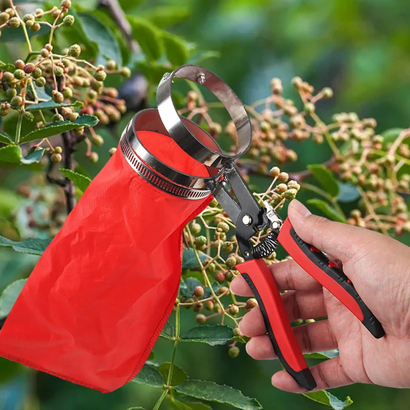 Garden Pepper Picker Harvesting Tool Picking Tool Multipurpose Ergonomic Handle for Gardening Bonsai Pruning Landscaping Beans