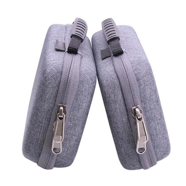 STORAGE BAG ZIPPERED Bags Charger Hard Travel Earphone Case Multifunction  £8.89 - PicClick UK