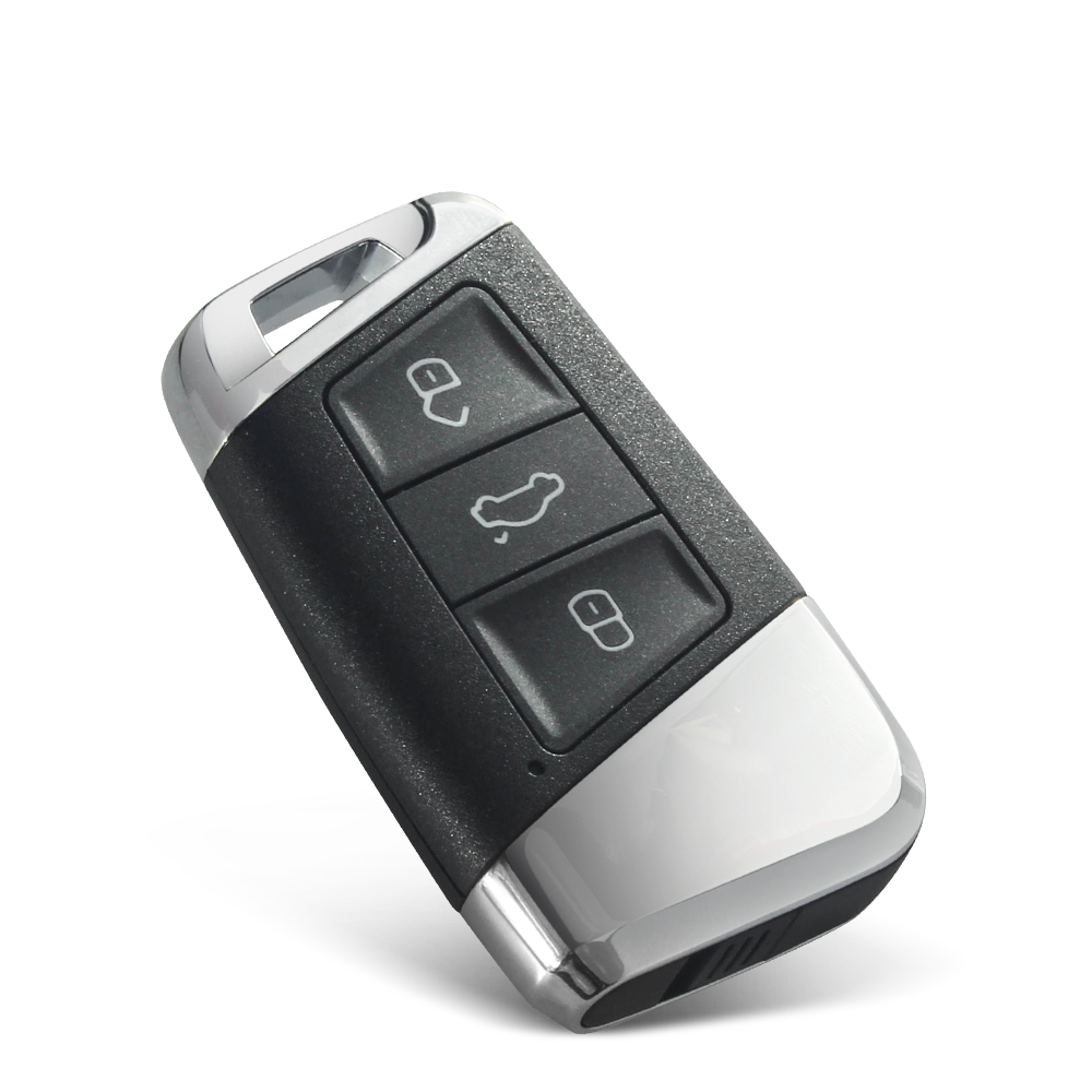 KEYYOU 1PCS 3 Taste Auto Schlüssel Fall für VW für Volkswagen Passat B8 Neue Magotan B5 Skoda A7 Passat Variante 2015-2019 Einsatz Klinge – Detail 5