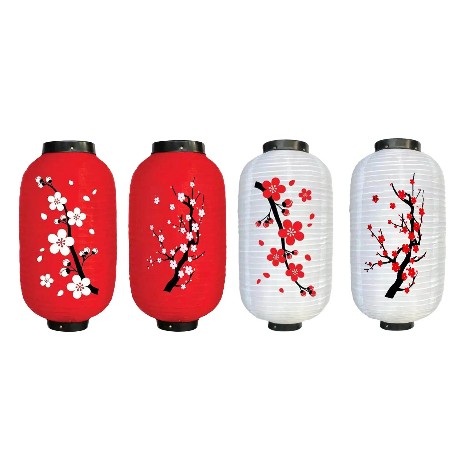 Japanese Style Lantern Cloth Lights for Birthday New Year Spring Festival
