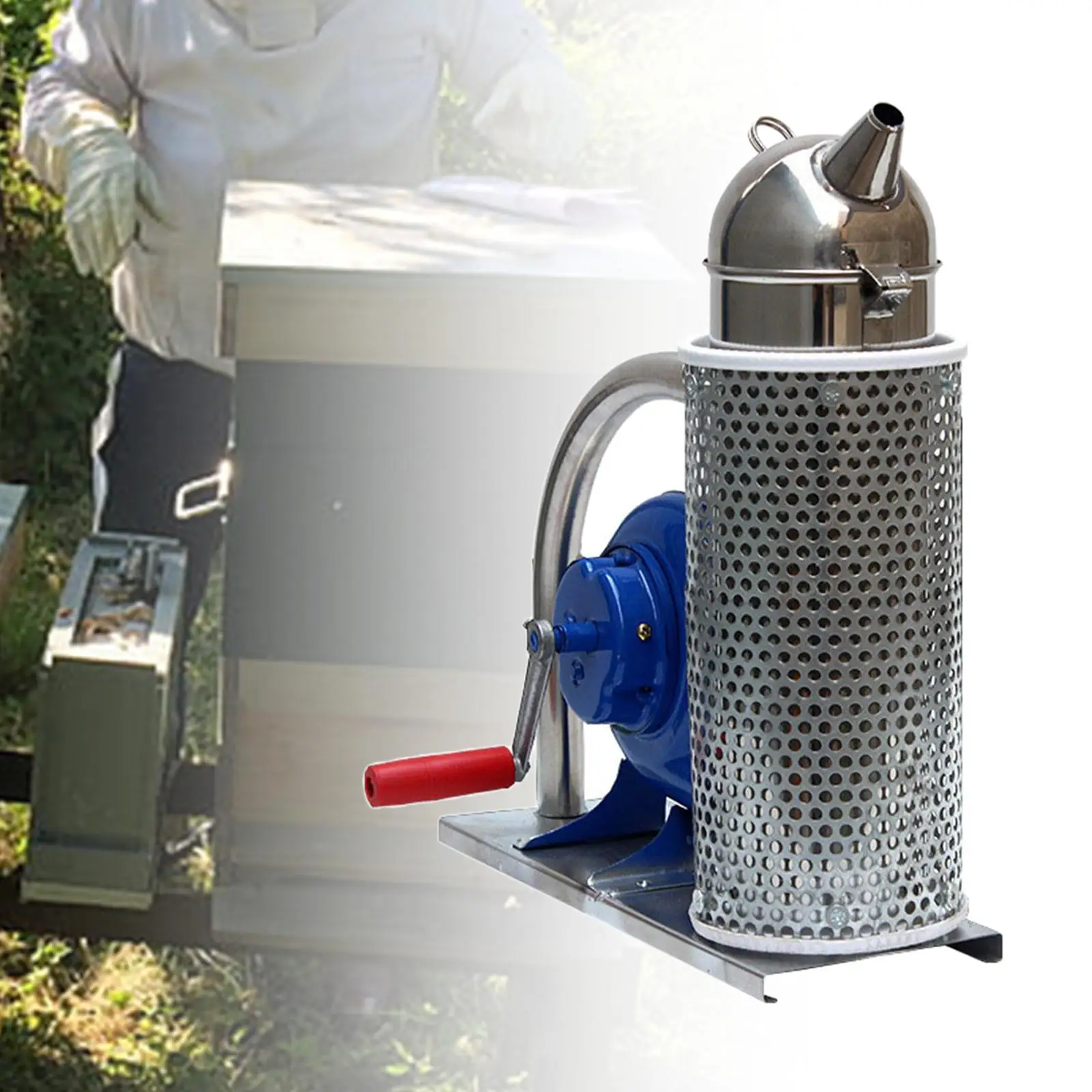 Bee  with Heat Protection Beekeeping Tool Fumigating Bees and Expelling Bees  Smoke Sprayer