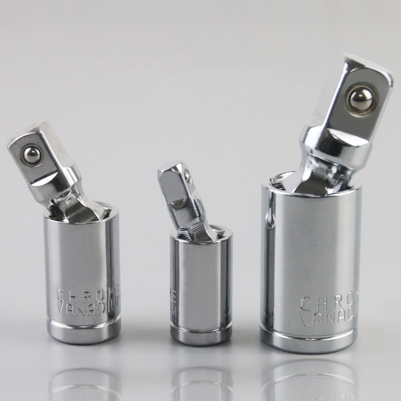 Steckschlüssel-Lenk adapter 1/4 "3/8" 1/2 "360-Grad-Drehhülsen-Ratschenschlüssel kombinierter Konverter – Detail 1