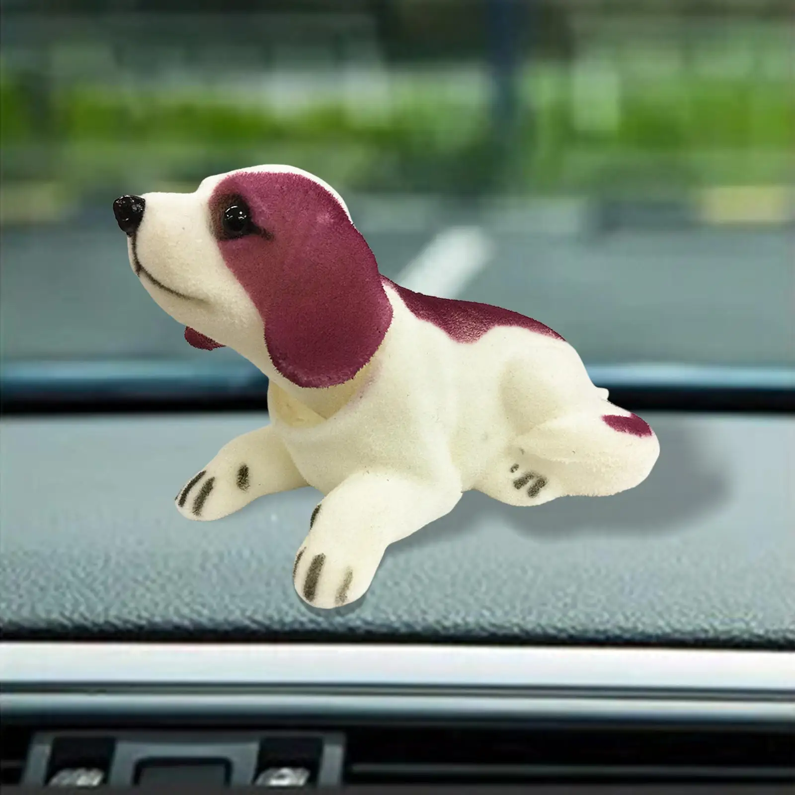 Cute Shaking Head Dog Car Decoration Baby Kids Toy Ornament Gifts Crafts Nodding Heads Dog Car Puppy Bobble Head Dog Toy