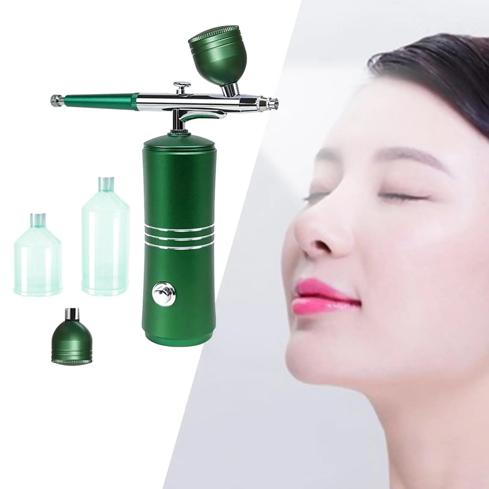 High Pressure Nano Spray Face Steamer Facial Water Oxygen Injection Instrument Portable Humidifier Airbrush For Beauty Skin Care