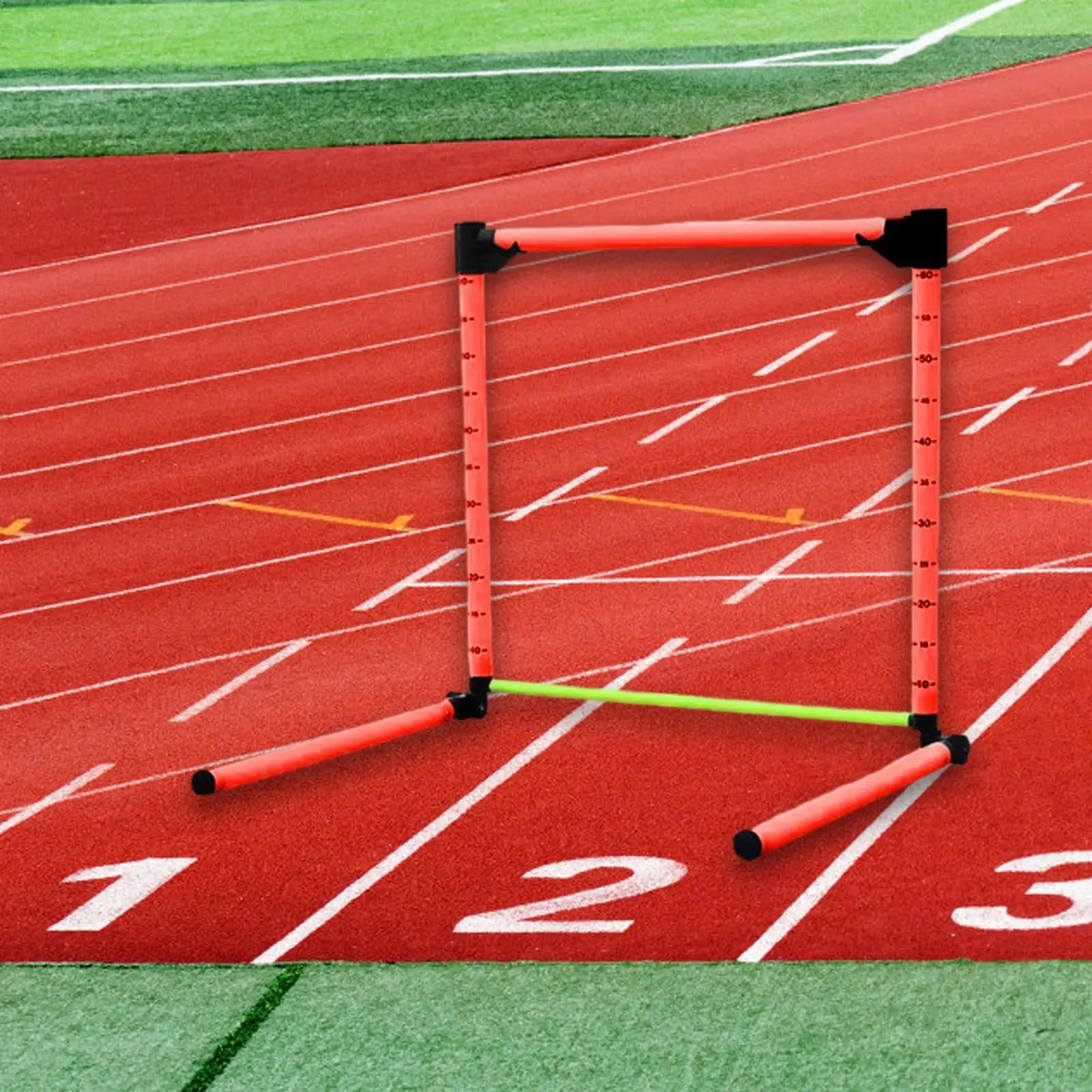 Agility Hurdles Track and Field Improves Coordination Adjustable Scale for Hurdle Training Soccer Football Athletes Racing