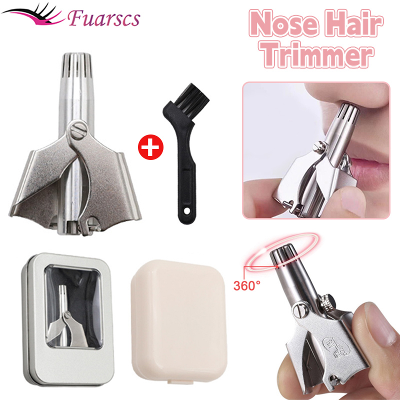 Best of Nose Trimmer For Men Stainless Steel Manual Trimmer For Nose Vibrissa Razor Shaver Washable Nose Ear Hair Trimmer Care Tool Reviews & Tips