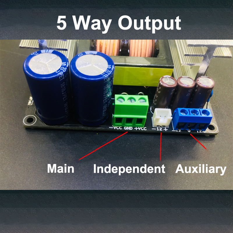 Description Picture 3 of item700W LLC 5-Way Switching Mode Power Supply Dual DC +-80V For Digital Audio Amplifier Power Module