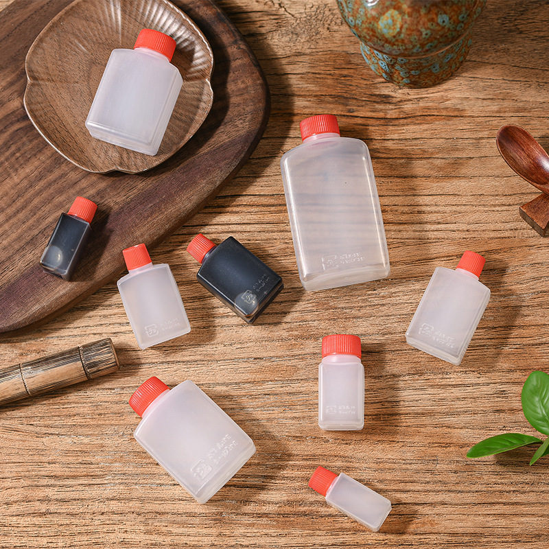 2pcs 6ml 15ml 23ml 30ml Sushi Soy Sauce Bottle Transparent PE Food Grade Plastic Takeout Packaging Seasoning