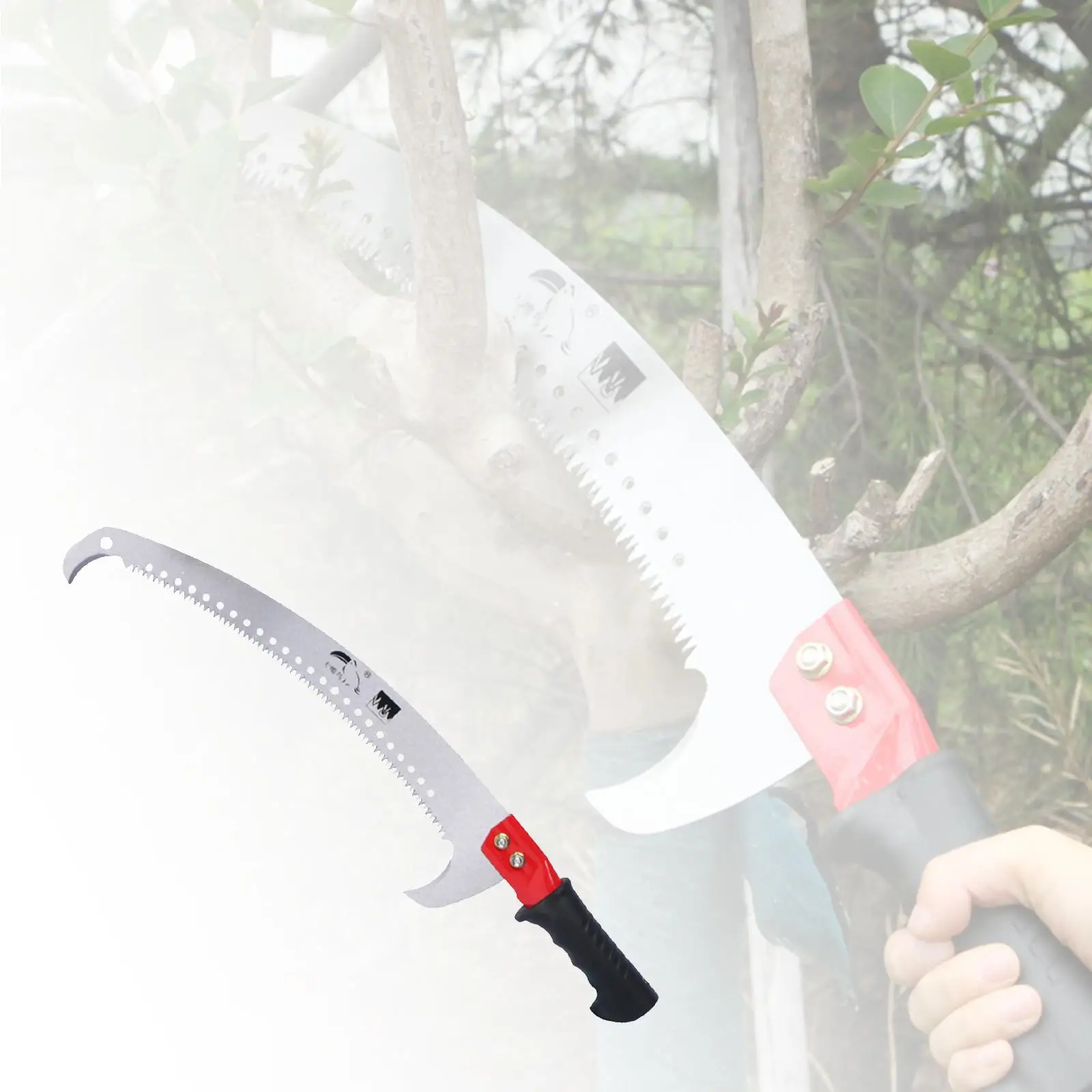 Three-Sided Grinding Steel Hacksaw Garden Pruning Saw for Patios Woodworking