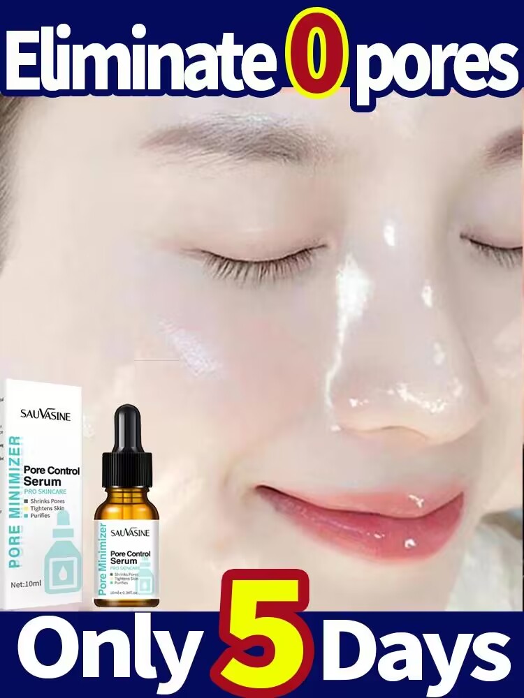 Best of Pore Shrinking Face Serum Removal Blackheads Acne Oil Control Repair Essence Moisturizing Nourish Smooth Pores Korean Skin Care Reviews & Tips