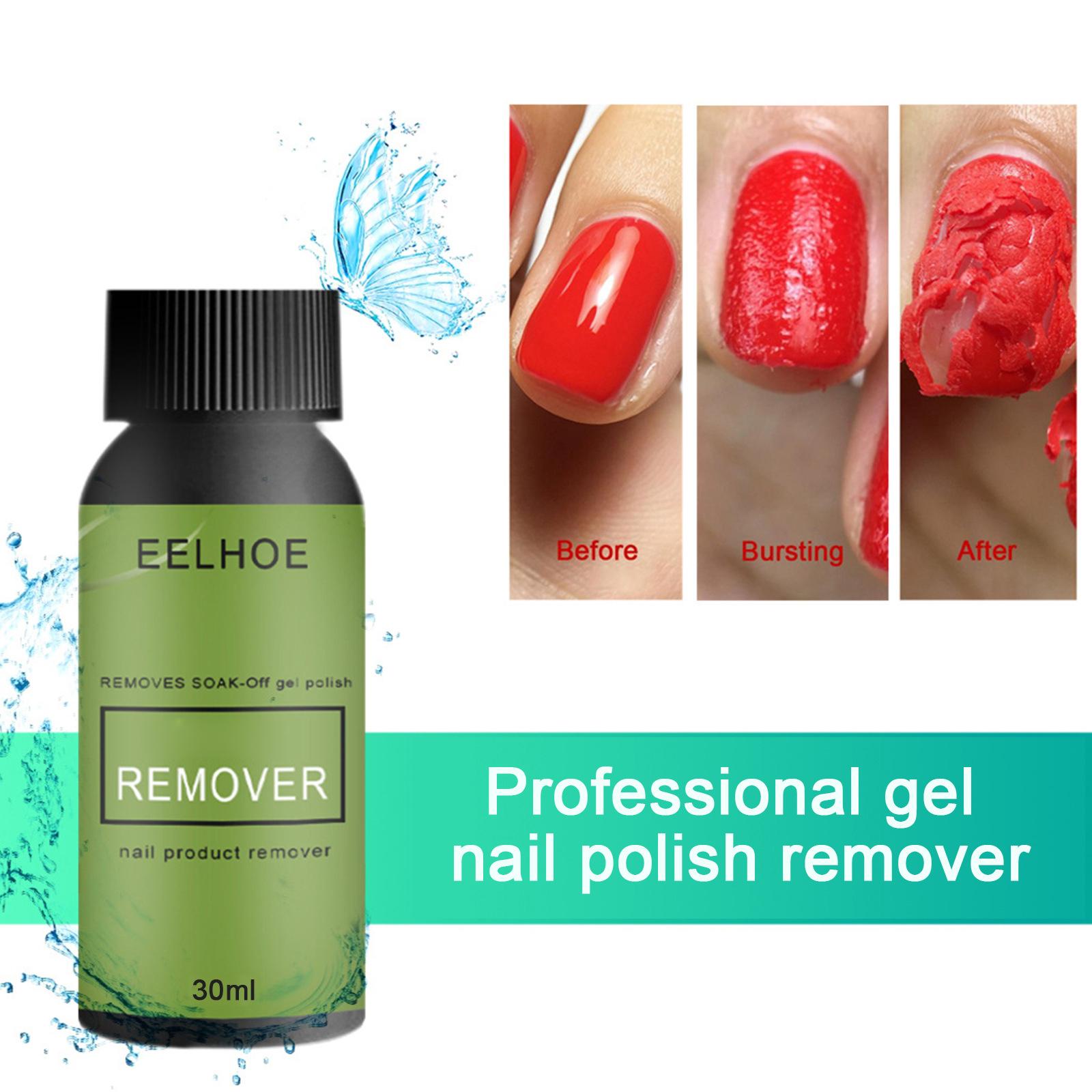 Nail Polish Remover Safe Quickly Natural Gifts for Nail Art Manicure Women Nail Polish Remover Gel Nail Remover Liquid 