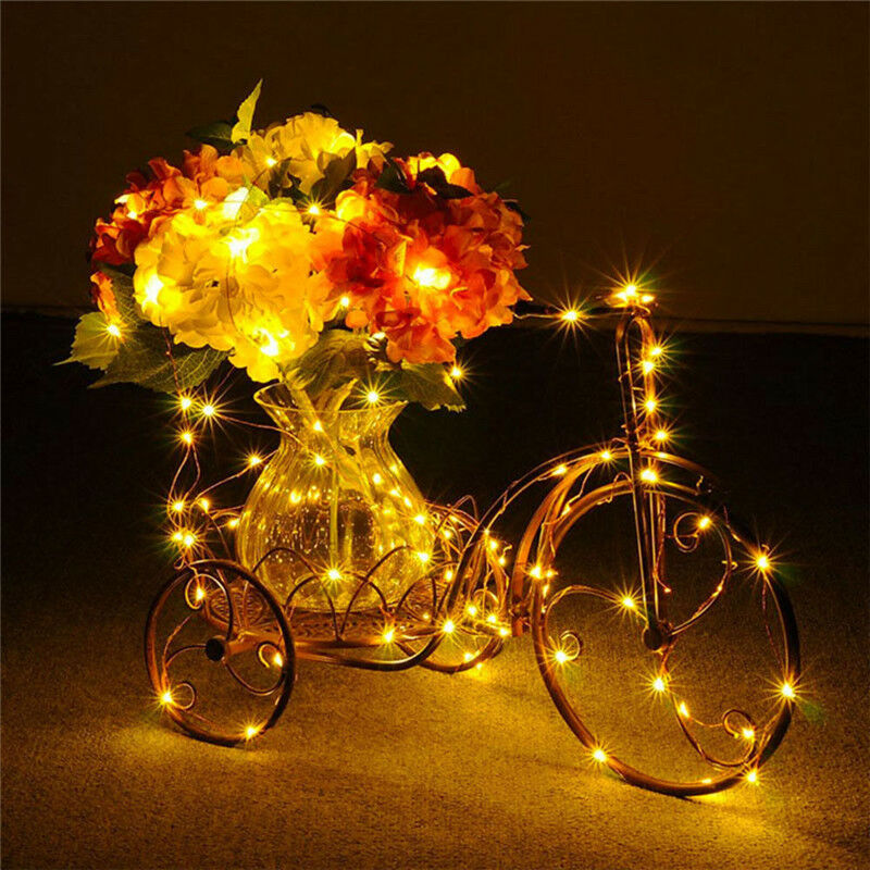String Lights 1-20M Waterproof Wire Garland Fairy Lights Birthday Wedding Valentine Christmas Decor Holiday Outdoor Garden Party