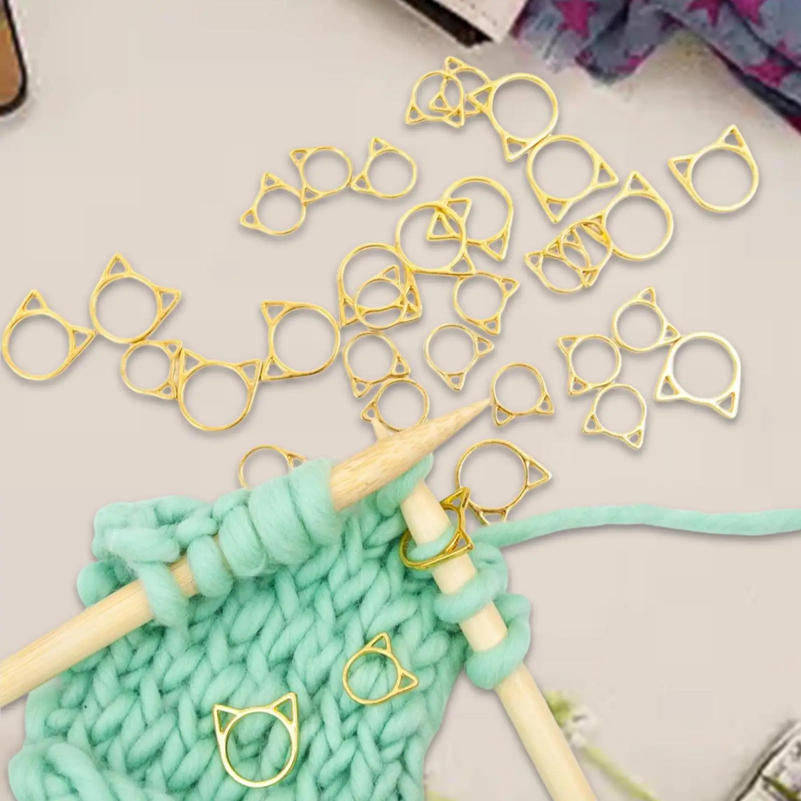  Stitch Markers Stitch  Split Stitch  Markers Zinc Alloy Durable DIY Crochet Accessories for DIY Handmade Craft