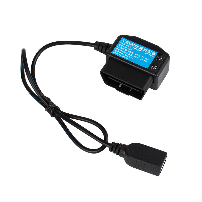 dados Cam, filmadora, veículo DVR, OBD Hardwire