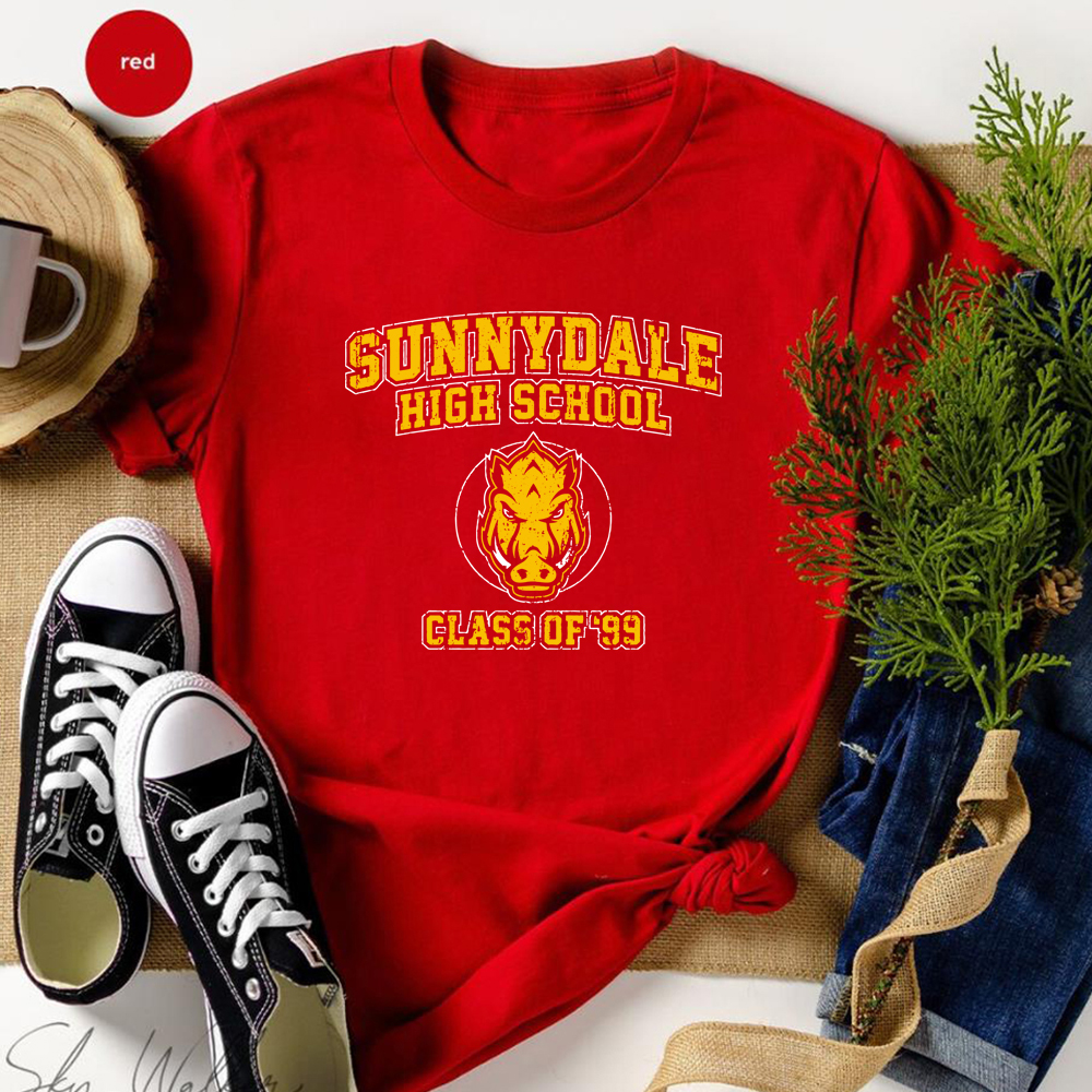 Sunnydale Hohe Schule T-Shirt Buffy The Vampire Slayer T-shirt Klasse von 99 Tees Unisex Kurzarm Tshirt Coole Vampire Shirts – Detail 8