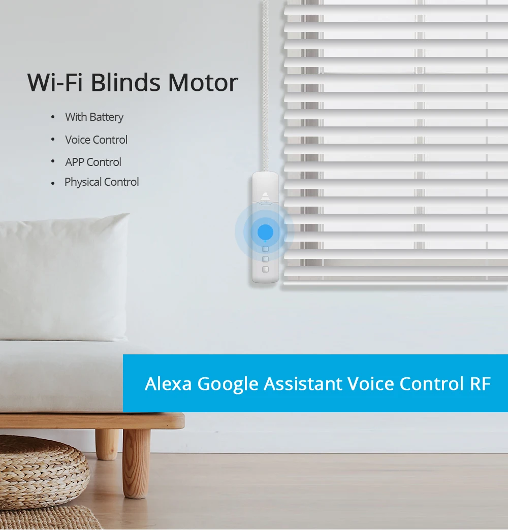 Zemismart Tuya WiFi Blind Driver with Battery Roller Shade Roman Blind Motor  Alexa Google Assistant Voice Control RF|Automatic Curtain Control System| -  AliExpress