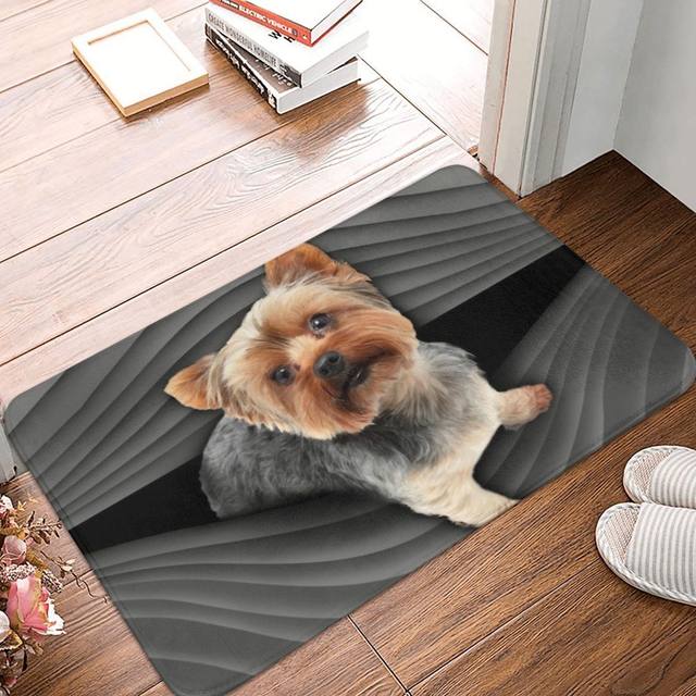 Cute Dog Golden Retriever Doormat Bedroom Welcome Polyeste Mat Entrance  Home Hallway Animal Decor Floor Rug Door Mat Foot Pad - AliExpress