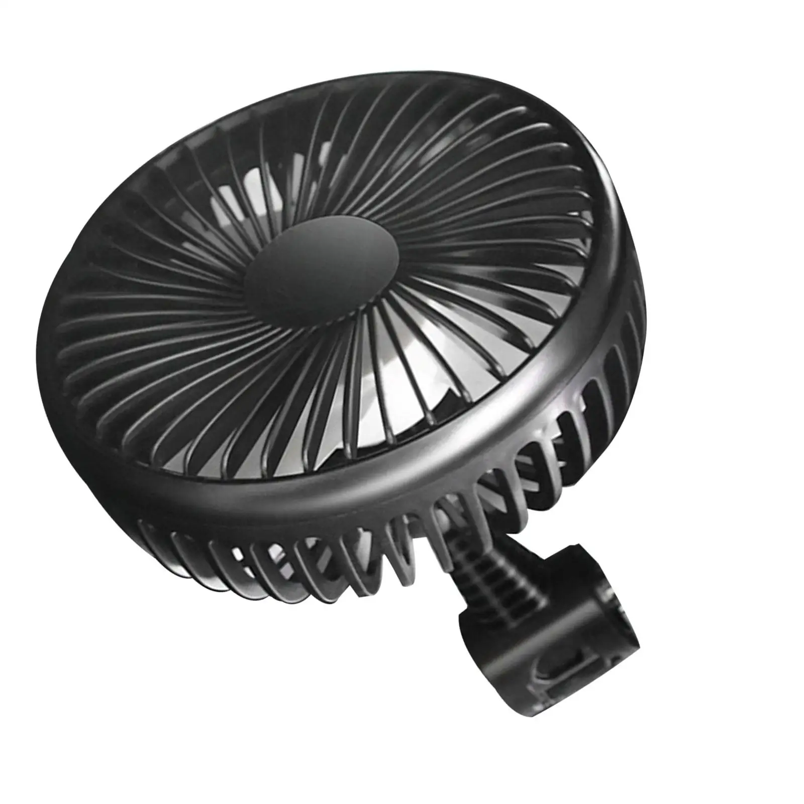 Electric Car Cooling Fan 12V 24V USB Accessories Sturdy Quiet Ventilation