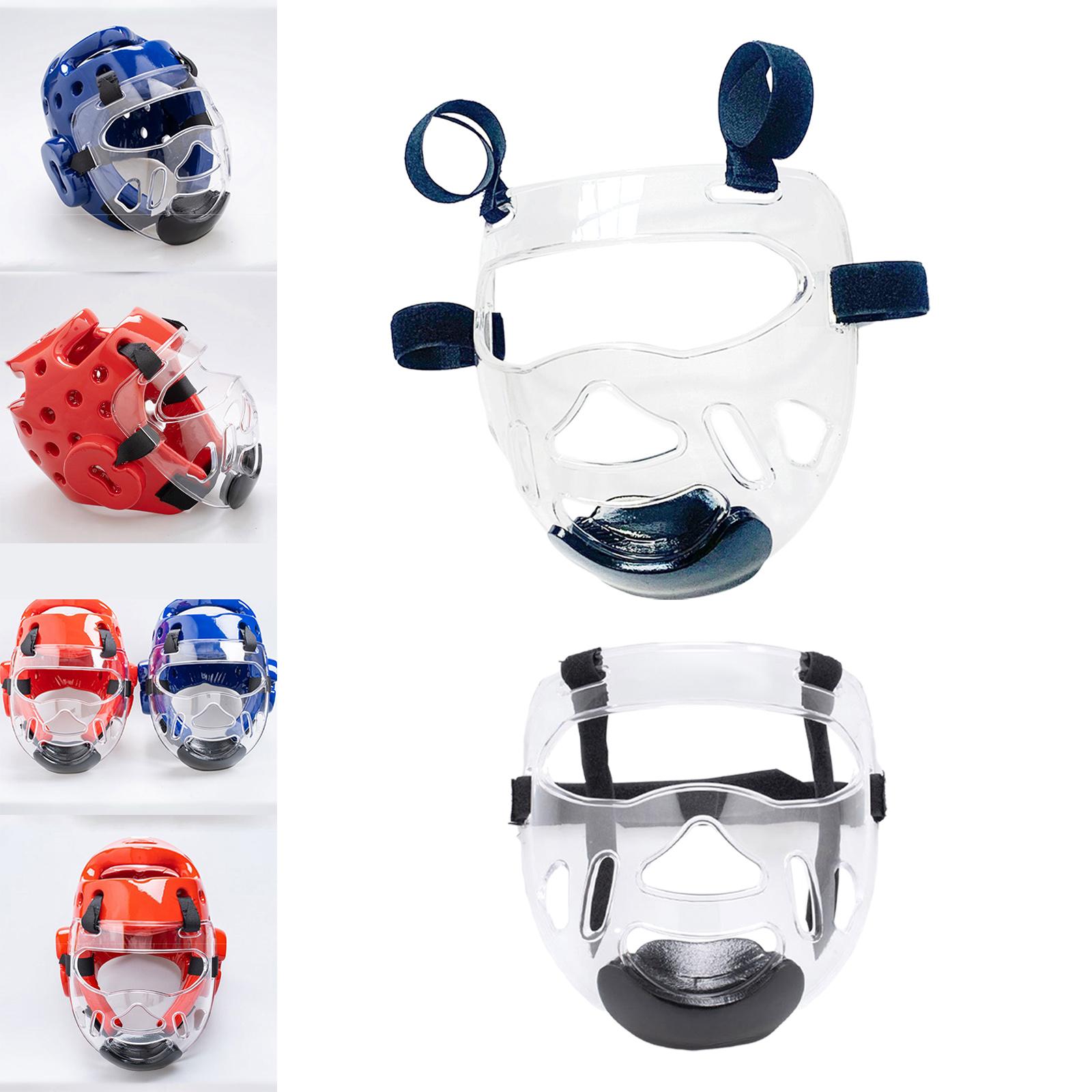 Description Picture 4 of itemTaekwondo Mask Protector Adults Kids Helmet Head Cover Detachable Men Women Face Guard for Boxing Karate