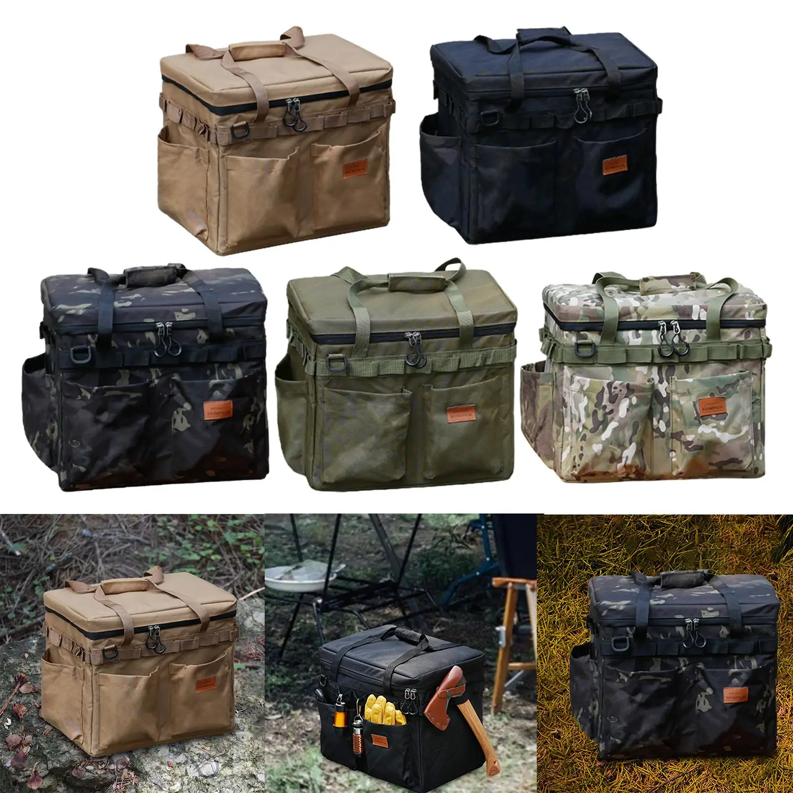 Camping Storage Bag Gas Cylinder Bag Storage Case Large Capacity Multifunctional Portable for Outdoor Camping Hiking