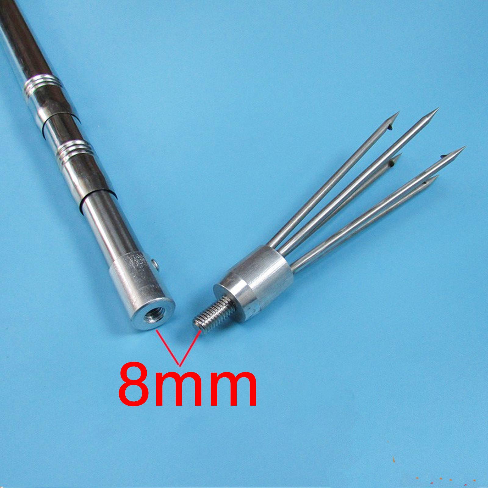 Fish Gigs Ice Fishing Diving Spears Gig Outdoor Fish Spear Fish Spear Fishing Harpoon Head Barbed Diving Spears Gig Accessory