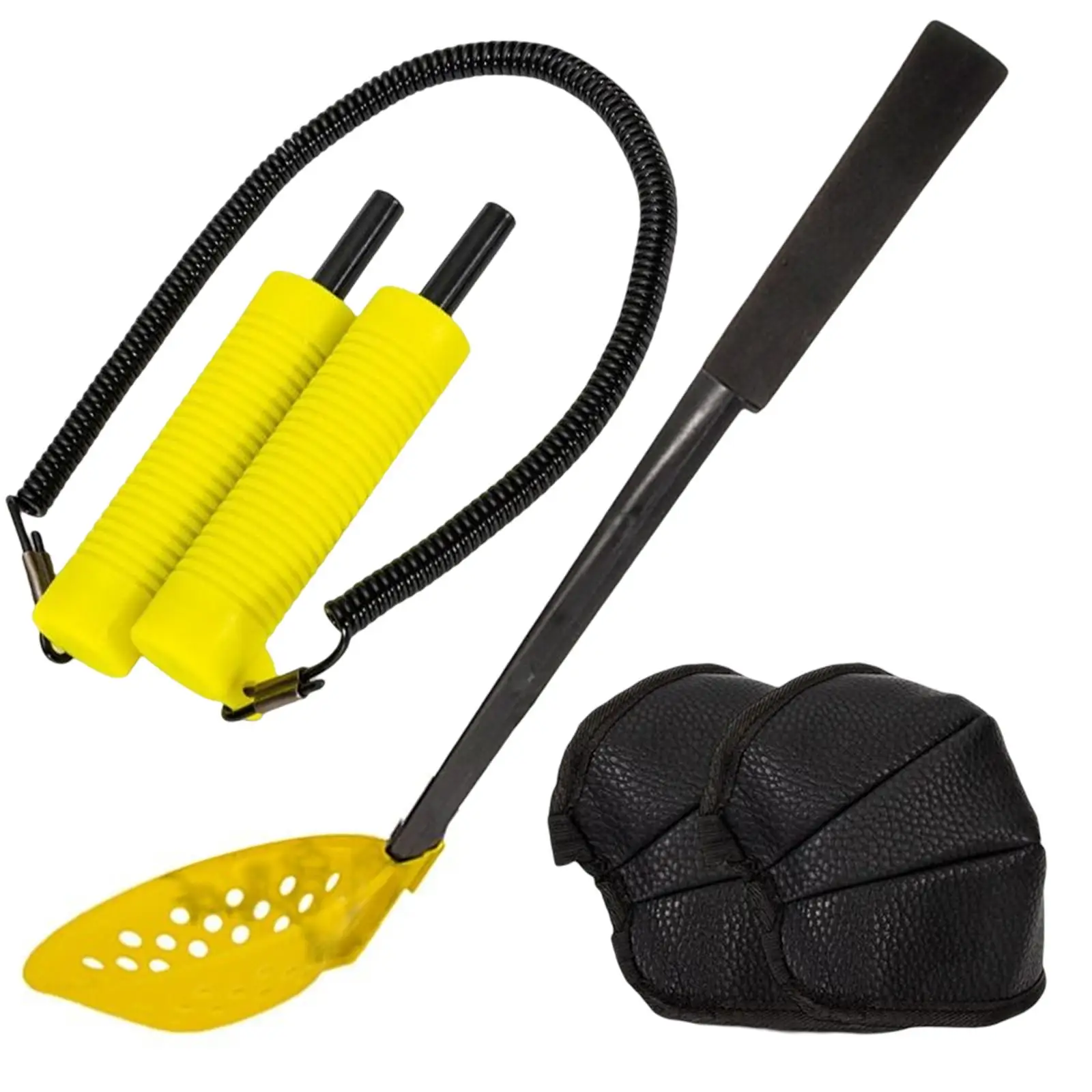 Portable Retractable Ice Pick Threaded Handle for Fishing Emergency