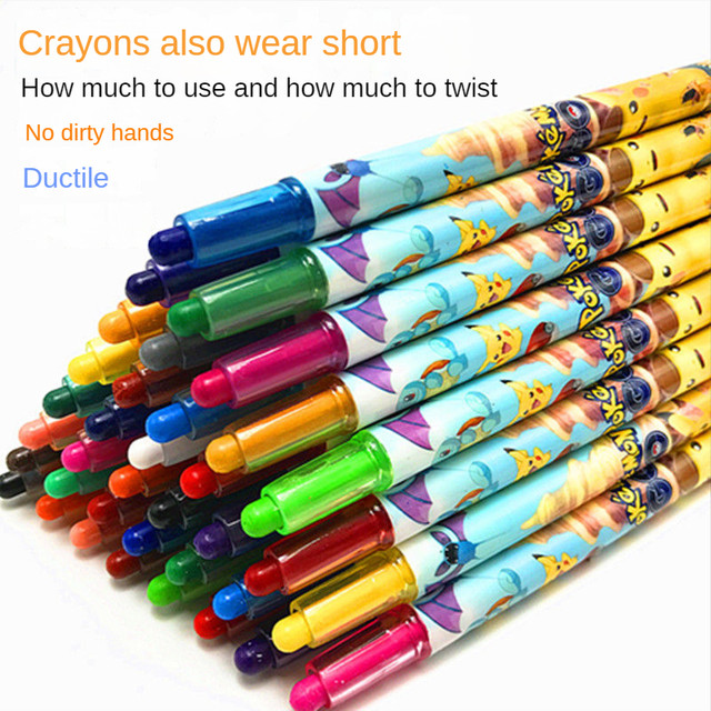 Crayons Creative Cartoon 8/12 Colors Drawing Non-Toxic Oil Pastels Kids  Student Pastel Pencils Art Supplies Student Crayon Set - AliExpress