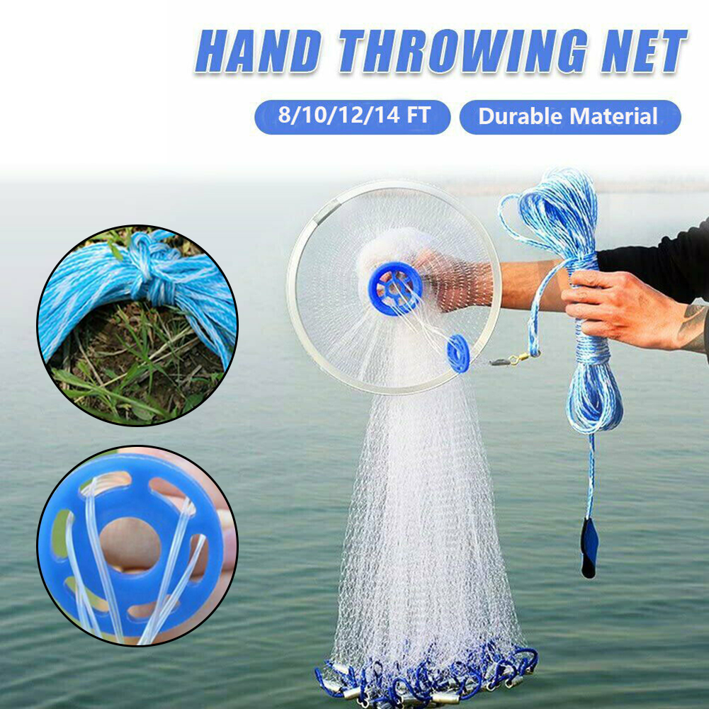 Handwurf Fischernetz profession elles Gussnetz für Teich – Detail 2