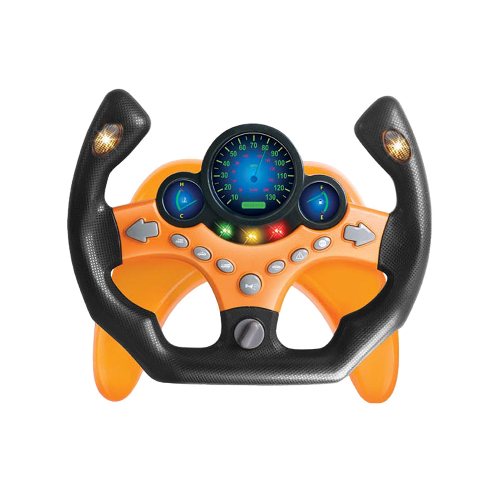Driving Steering Wheel Toy Pretend Driving Funny Driving Controller for Kids Develop Imaginatin Copilot Play Educational Toy