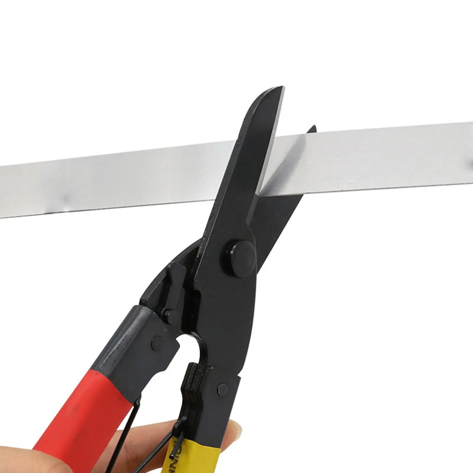 Industrial Scissors Hand Tool Ergonomic Handle Electrician Scissors for Carpet Plumbing Aluminum Plate Thin Metal Plate Cables