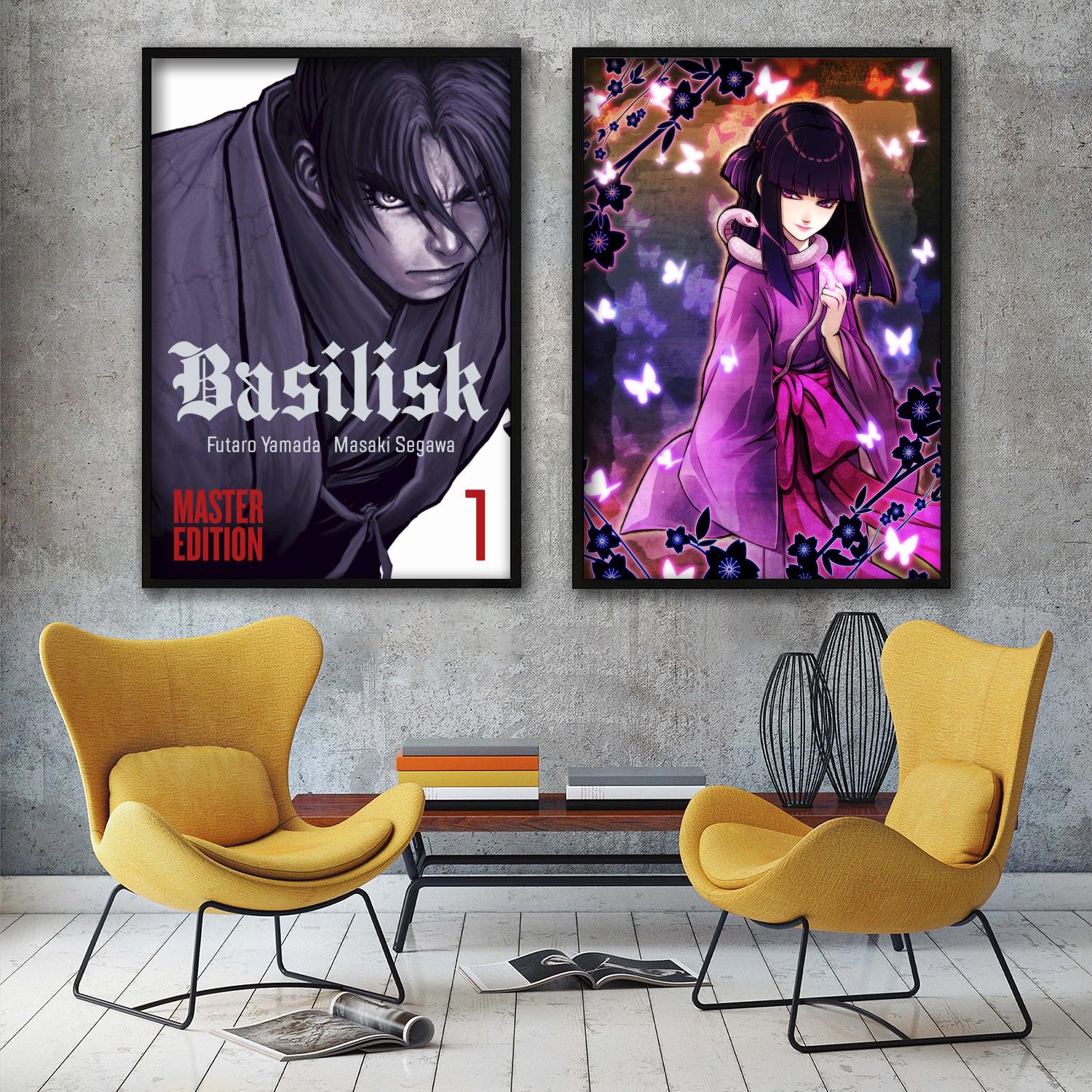 Basilisk anime декоративное живописное полотно 24x36 постер настенный  художественный постер для гостиной постеры для спальни картина | AliExpress