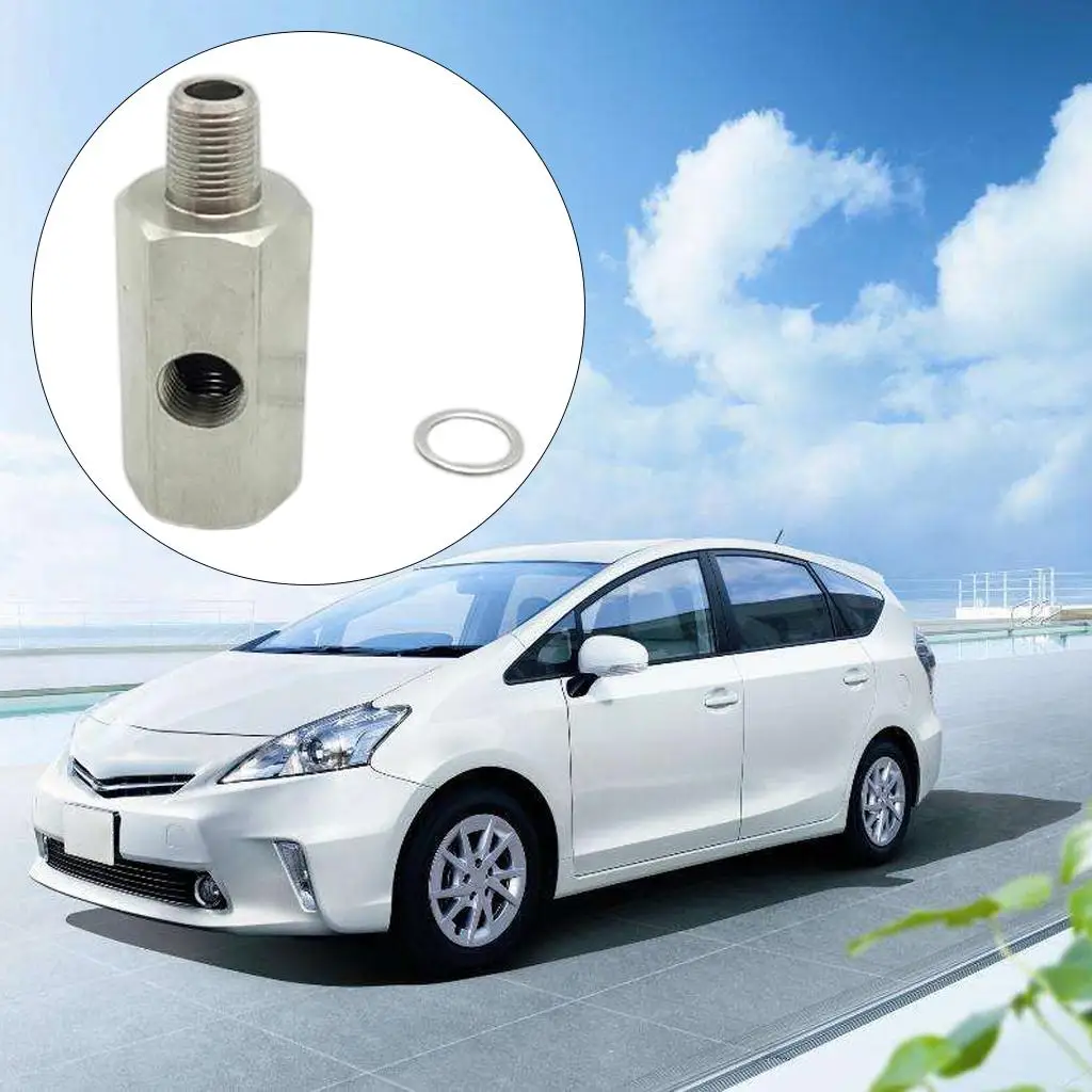  Oil Pressure Sensor Adapter with 1/8 NPT  Hose Stainless Steel Accessories  s Car Truck  Delivery