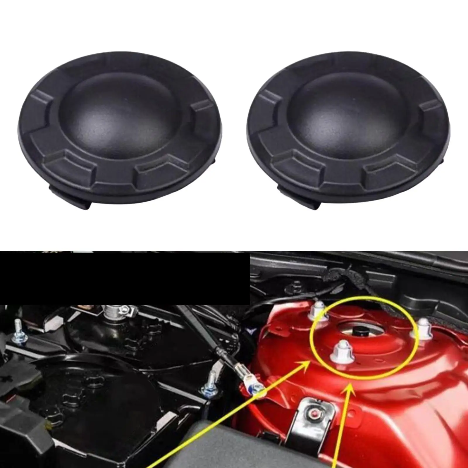 Front Top Suspension Strut Mount Cover Cap, Shock Absorber Protection Cover Cap for5 CX 8