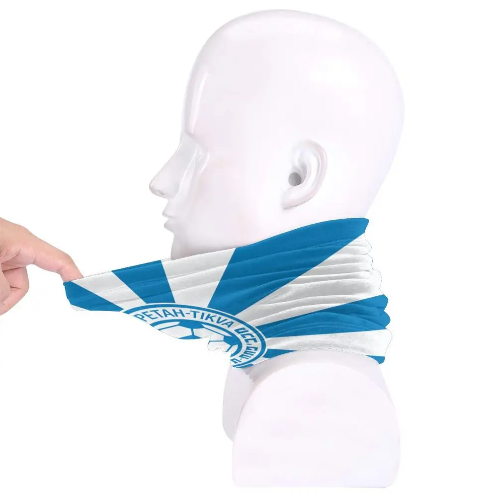 Israel Maccabi Petah Tikva Fc Face Mask Balaclavas Seamless Bandana Headwear Neck Warmer Gaiter Outdoor Multi-Functional mens scarf for summer