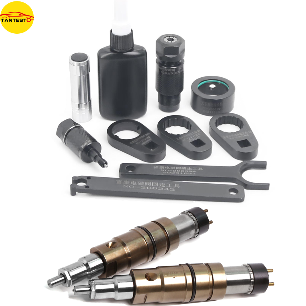 1PCS Common Rail Diesel Kraftstoff Injektor Reparatur Werkzeuge Magnetventil Entfernung Düse Kappe Entfernen AHE Hub Werkzeug für Cummins ISX XPI – Detail 1