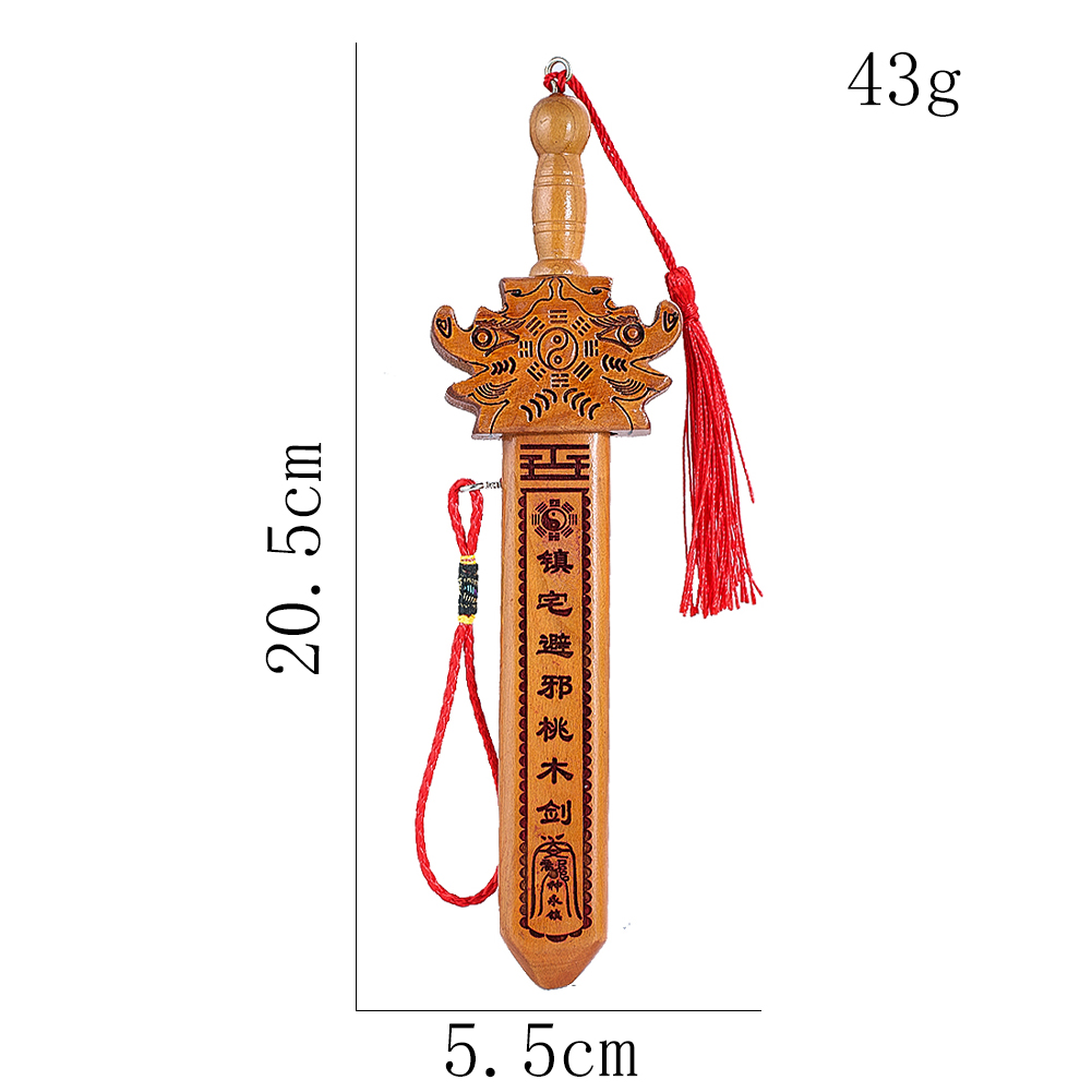 1 шт. Ретро меч из красного дерева ручная работа семь звезд китайские  иероглифы домашний подвесной фэн-шуй настенные подвесные аксессуары |  AliExpress