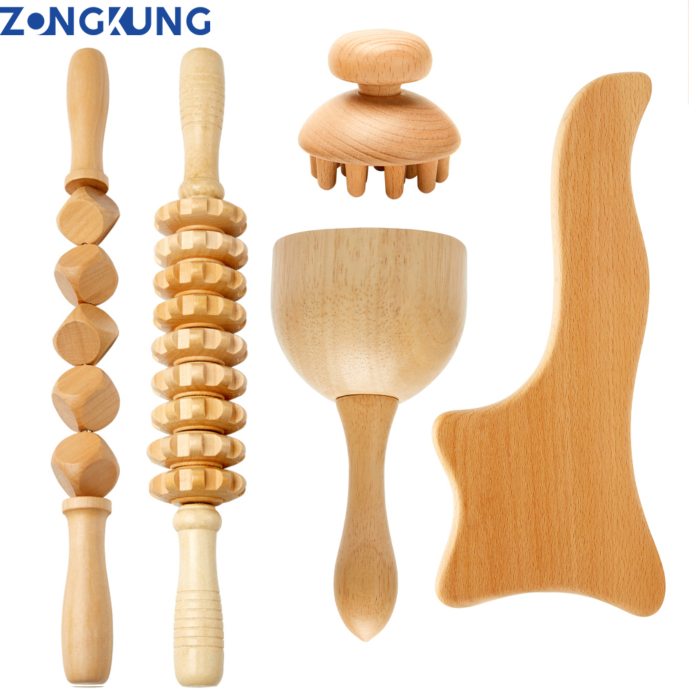 Best of ZONGKUNG, Anti Cellulite Wood Therapy Massage Tools, Wooden Massager Roller, Gua Sha Cup, Maderoterapia Kit For Lymphatic Drainage Reviews & Tips