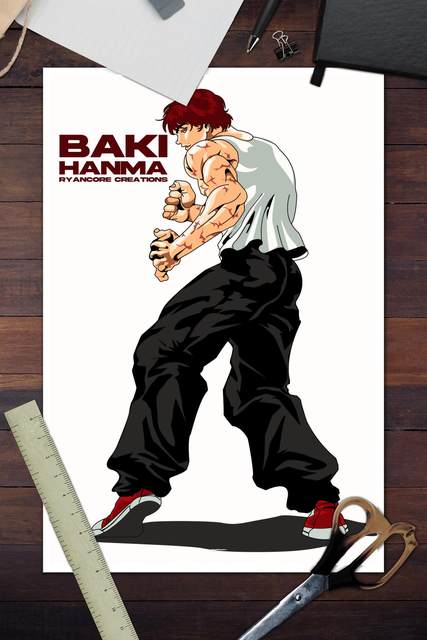 Baki_teaser_poster_staff  Watch free anime online, Anime