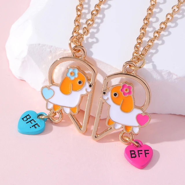 Magnetic Necklace 2 Pcs / Set Heart Shaped Best Friends Gift Couples Hot J1  | eBay