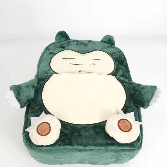 Anime Pokemon Snorlax Plush Doll Backpack Kabigon Model Toy knapsack for  Child Student School Bag Cosplay Toys 36cm - Appleverse