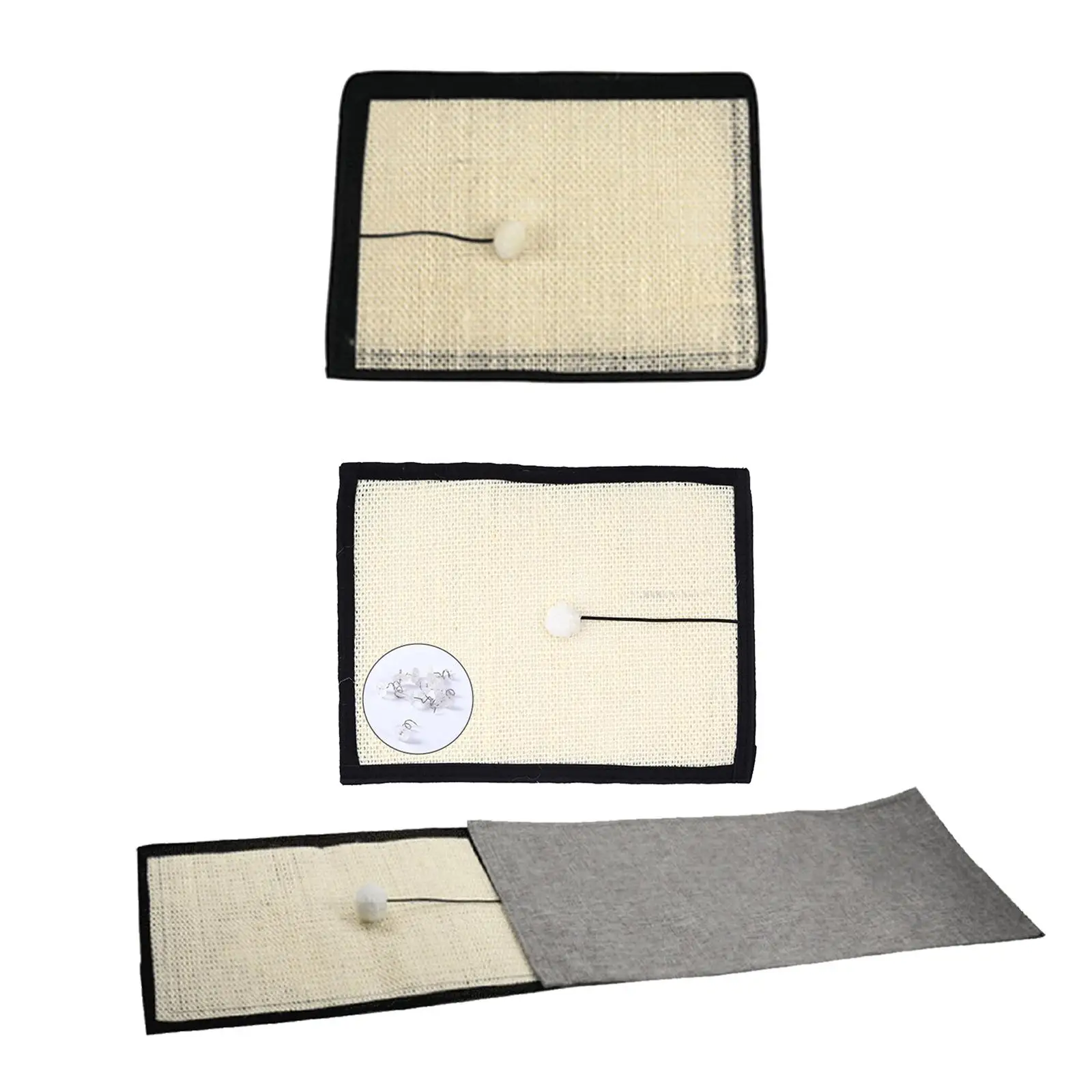 Cat Scratch Mats Grinding Claw Toys Scratching Pad Mounted for Chair Couch
