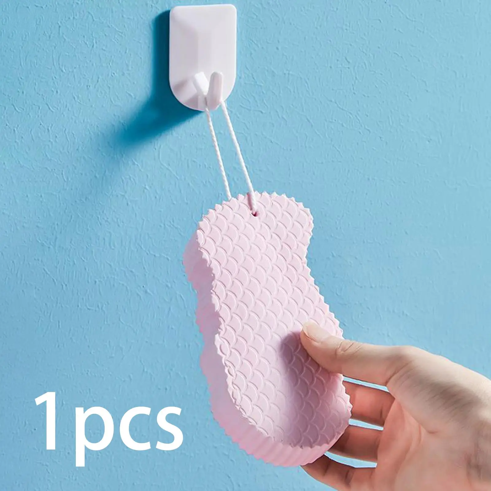 Super Soft Exfoliating Sponge Dead Skin Remover Body Cleansing Supplies W/Hook Shower Brush for Women Children Baby Adults Kids