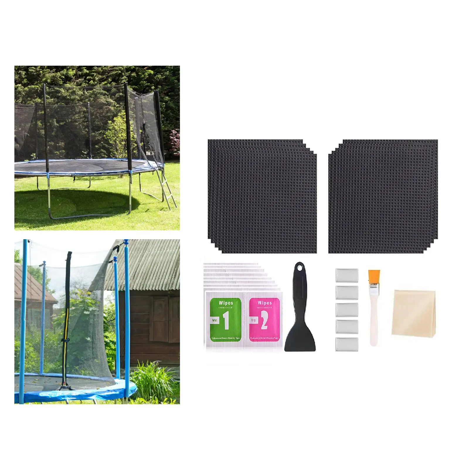 Strong Trampoline Repair Patches Tool Kit Tent Hole Cover for Tent Trampoline Trampoline Patch
